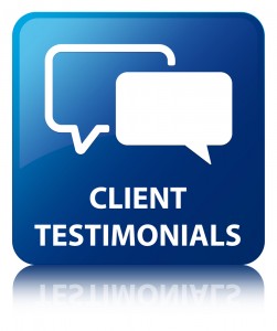 Testimonials Front Page